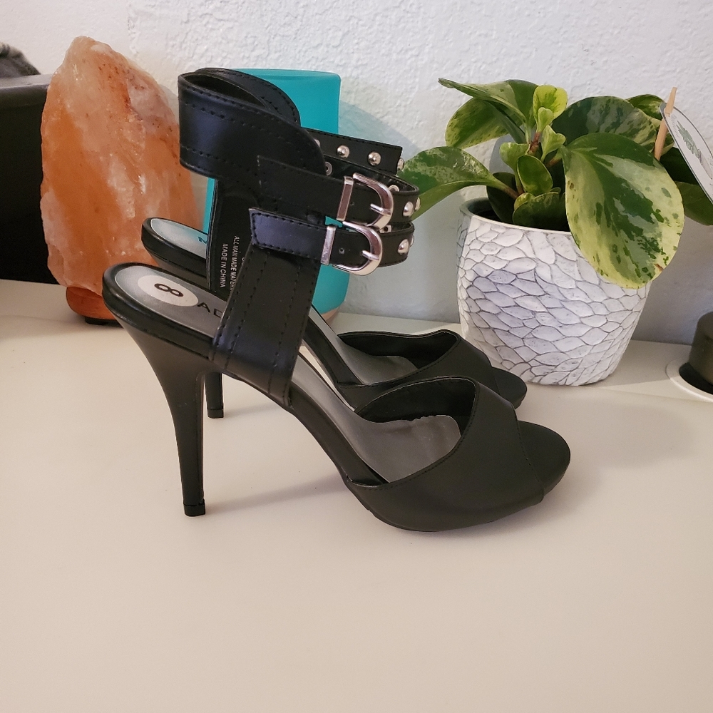 Madeline girl black studded ankle st…